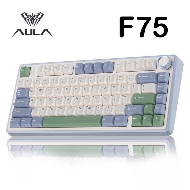 Aula F75 MAX Wireless Mechanical Keyboard with TFT Screen and