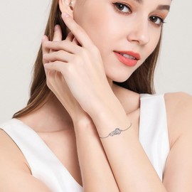 YAFEINI Dolphin Bracelet 925 Sterling Silver Sea Ocean Animal Valentines Day Jewelry for Women Mom