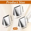 Qianyu Set of 3 Piping Nozzles Set Stainless Steel Large