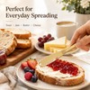 Stainless Steel Butter Spreader Knife for Toast – Multi-Use Jam,