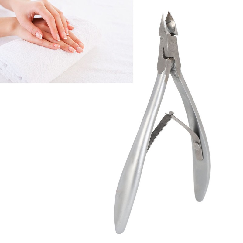 Cuticle Nipper Incisive Automatic Reset Stainless Steel Dead Skin Remover