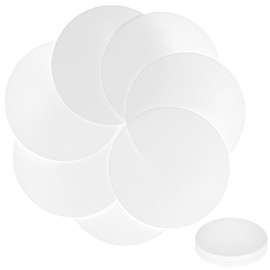 QWORK® Laboratory Filter Paper, 110MM Diameter, Medium Speed, Pack of 100 Circles