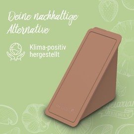 elastoREuse Sandwich Box Take Away Packaging - Food Container to Go Bread Lunch Box Sustainable Reusable Tin Dishwasher Safe (Durable Brown)