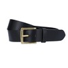 Gusti Leather Belt - Jori Simple Leather Belt with Golden