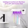 LagomLF UV Sterilizer Toothbrush Holder Cleaner +Automatic Toothpaste Dispenser for