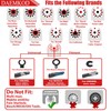 DAEMKOD 20 Pack Diamond Oscillating Tool Blade, Professional Multitool Blades,