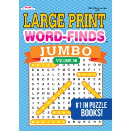 Jumbo Large Print Word-Finds Word Search Puzzle Book