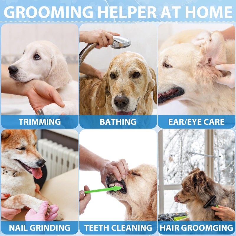ATESON Pet Grooming Hammock Harness for Small Dogs & Cats