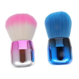 Healeved Single Head Design Mushroom Head Blush Brush for Loose Powder Makeup Soft Dense Makeup Tool for Professional and Home Use Cute Blue Essential Cosmetic Brush