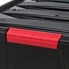 IRIS USA 54 Qt Stackable Plastic Storage Bins with Lids,