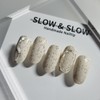 [Slow&Slow Nail Tips] Sesame Nail – Almond / [슬앤슬네일팁] 깨알덩어리네일