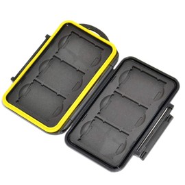 JJC Multi Memory Card Case Strong and Rigid Memory Card Protective Box for 6 x XQD and CFexpress Memory Card Type B Cards