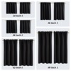 Extra Wide Blackout Curtains for Small Bedroom Windows, 2 Panels