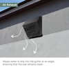 Vent Systems 6" Inch Exhaust Vent Cover with Rubber Gasket