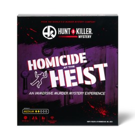 Hunt A Killer Homicide at The Heist - Solve a Murder of a Brilliant Thief - for True Crime Fans with Documents & Puzzles - Murder Mystery Game for Adults - Solve Crimes at Game Night or Date Night