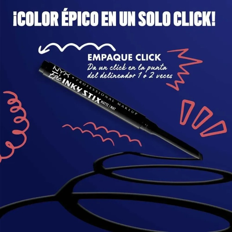 NYX PMU Epic Inky Stix, delineador de ojos, 0.1g