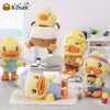 B.Duck Plush Keychain Working Series, Fun Gen Z Office Figure,