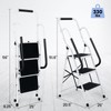 Step Ladder 3 Step Folding with Handrails, Folding Step Stool