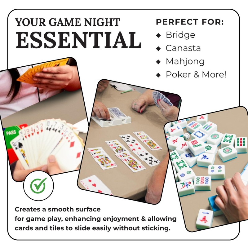 Sanders Classics 44" Square Tan Card (Bridge) Table Cover