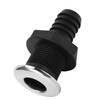 25mm Thru Hull Fitting Nylon Impact Resistance Leakproof Long Lasting