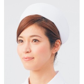 Nurse Cap (Round) 70-161 (Shiro) Sumisho Montblanc Medical Use