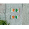 Pack Of 2 Hand-Made Small Ireland Irish National Flag Inspired