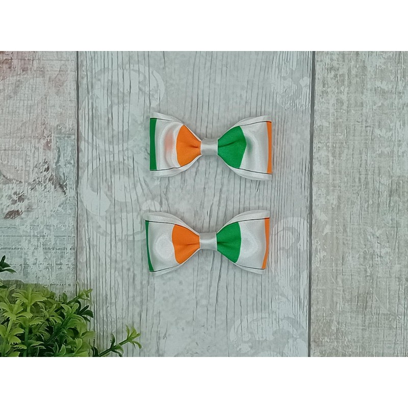 Pack Of 2 Hand-Made Small Ireland Irish National Flag Inspired