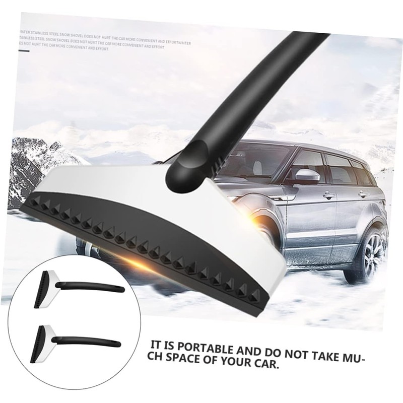 Ice Scrapers for Car Windshield, Wider Scratch Free Snow Scraper