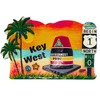 Key West Florida Souvenir Magnet, Iconic Mile Marker 0, 3D