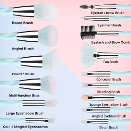 11|11  Brochas De Maquillaje Profesional Y Accesorios Sintético