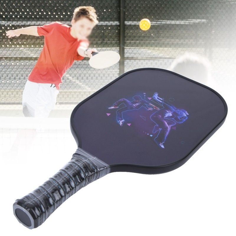 Portable Carbon Fiber Pickleball Paddle Ball Game Training Sport Equipment