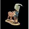 Pixie Goblin Figure with Fawn Bambi and Me Gnome Dwarf