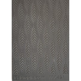 Fern Fabric Rubber Stamp Texture Sheet Plate Mat for Polymer Clay Metal Clay Mixed Media Art TM491
