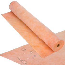 Waterproofing Membrane for Shower,Waterproof Membrane 3.3 FTx98.5 FT Roll(323Sq Ft),23.6 Mil Thick,Suitable for Bathroom Waterproofing,Shower Wall Waterproofing,Sauna Waterproofing,Roof Waterproofing