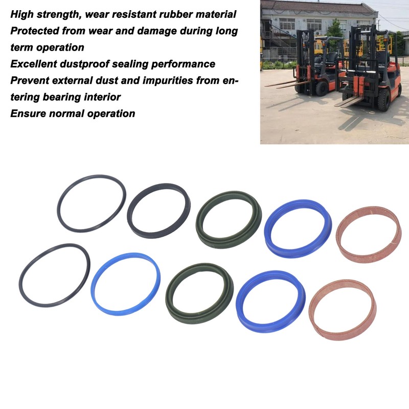10Pcs Steering Cylinder Seal Kit for Linde H18E16E20 350 335