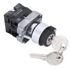2 Position Key Switch ZB2-BE101 Self-Resetting Power Locking Conversion Twist