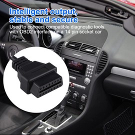 14 Zu 16 OBD,Adapter Für OBD2,Adapterkabel,14 Pin Auf Obd2 Adapter Stecker Diagnosekabel obd adapter