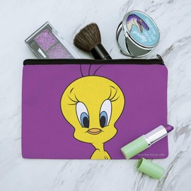 Looney Tunes Tweety Bird Makeup Cosmetic Bag Organizer Pouch