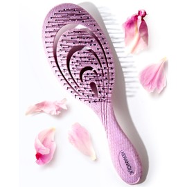 Detangling Hair Brush for Women - Gentle Scalp Massaging Hairbrush for Women With Flexible Paddle - Detangler Brush for Thin, Thick, Curly, Straight, and All Other Womens Hair Types by Keranique