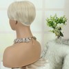 Creamily Short Blonde Hair Toppers for Women with Thinning Hair