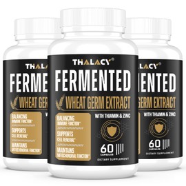 Spermidine Supplements 13mg - 1300mg Wheat Germ Extract Capsules Potent Formula with Higher Spermidine Content and Zinc for Healthy Aging, Daily Immune System and Cell Renewal (3 Pack)