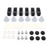 Bonnet Wind Bug Stone Deflector Protector Assembly Plastic Clips Set