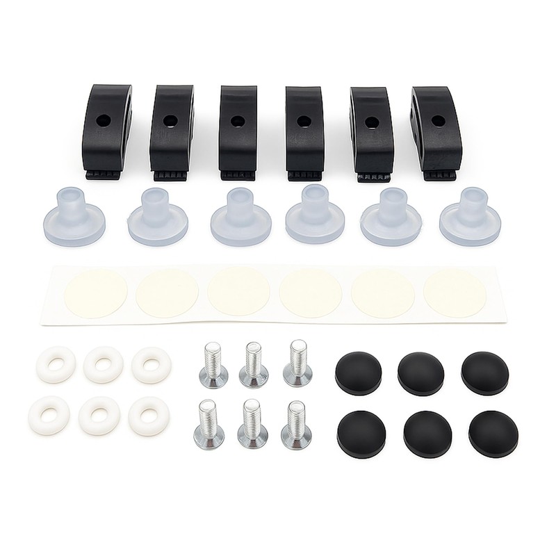 Bonnet Wind Bug Stone Deflector Protector Assembly Plastic Clips Set