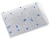 OLYCRAFT 1.1 Yard Blue Veil Neting Fabrics with Small Ball,