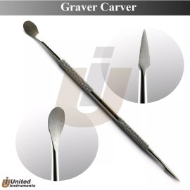 Medentra Dental Stock Fahen Knife Graver Carver Lecron Wax Modelling Kit Denture Tools