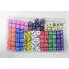 HUAZIZ Pack of 100 Dice 12 mm Colourful Dice, 6