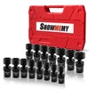 SHOWMEMY Drive Impact Universal Joint Socket Set, 6 Points, Shallow