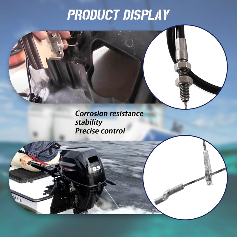 HQPARRTS Outboard Cable Latch, Side Cowling Cable Compatible with Verado