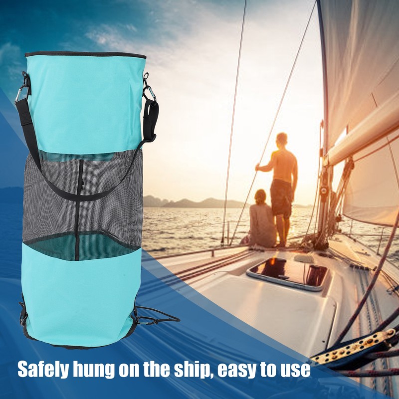 Boat Trash Bags Reusable Waterproof Portable Mesh Trash Bags for