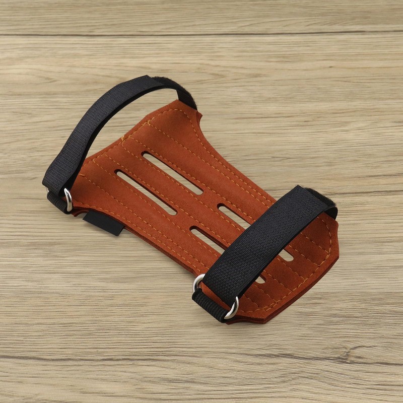 SG Store Outdoor Archery Arm Guard with Reverse Hair, Brown,